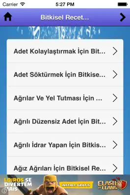 Game screenshot Bitkisel Reçeteler apk