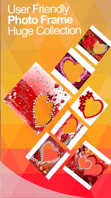 Valentine's Day Love Cards -Add colla Pic to Frameのおすすめ画像3