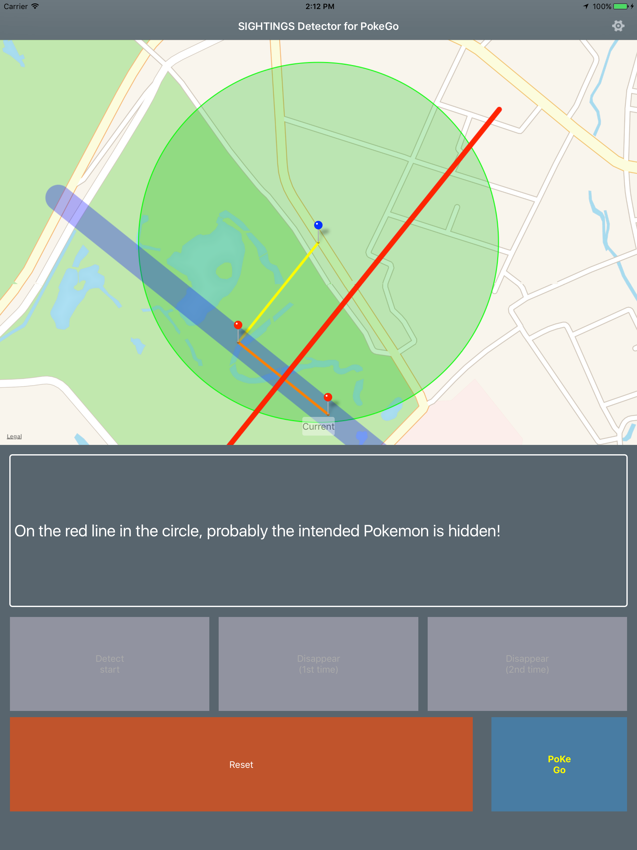 SIGHTINGS Detector for PokeGo