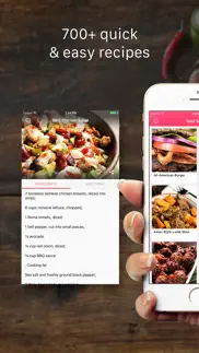 healthy paleo recipes, ingredients, meal plans iphone screenshot 1