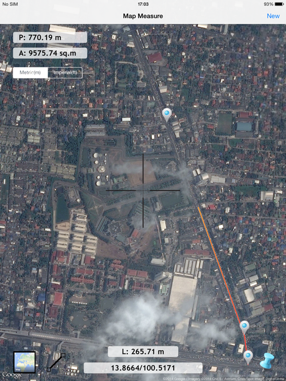 Screenshot #6 pour map measure planimeter : land area and distance