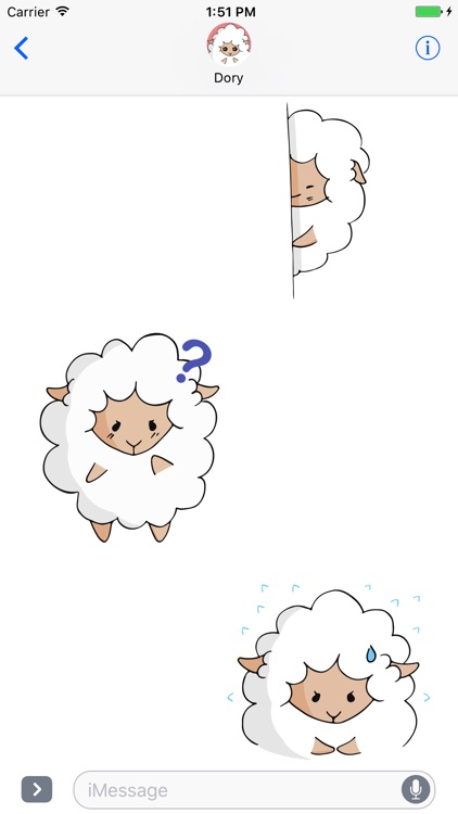 Fluffy Sheep - Animated Stickers for iMessage screenshot-3