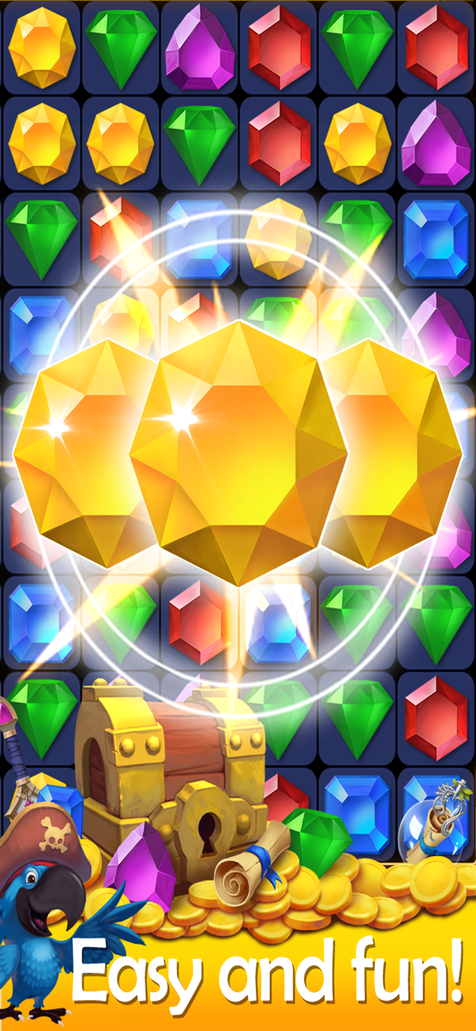 Pirate Jewel Pang Match 3