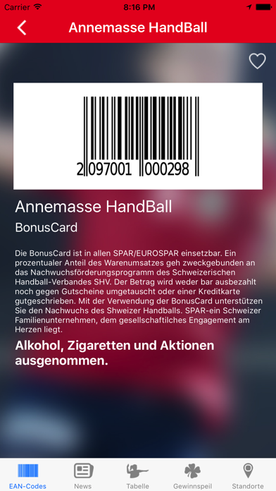 SPAR Handball Screenshot