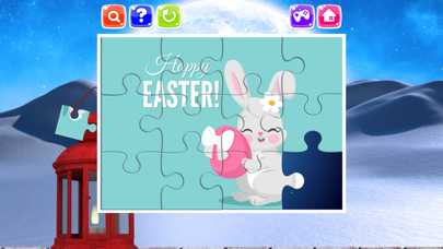Screenshot #1 pour Belle puzzle de lapin de Pâques pour les enfants