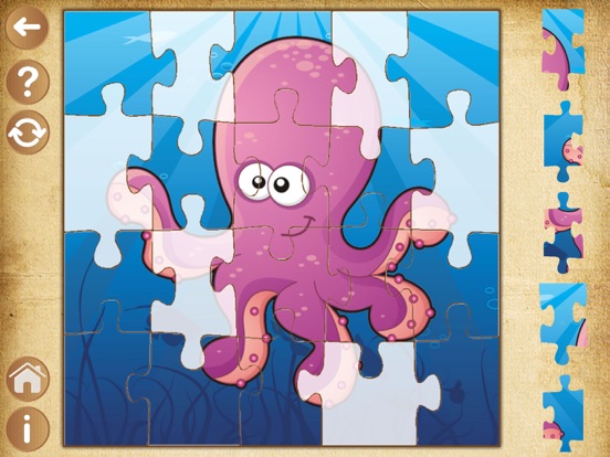 Marine Animals Puzzles  - Learning kids games screenshot 3