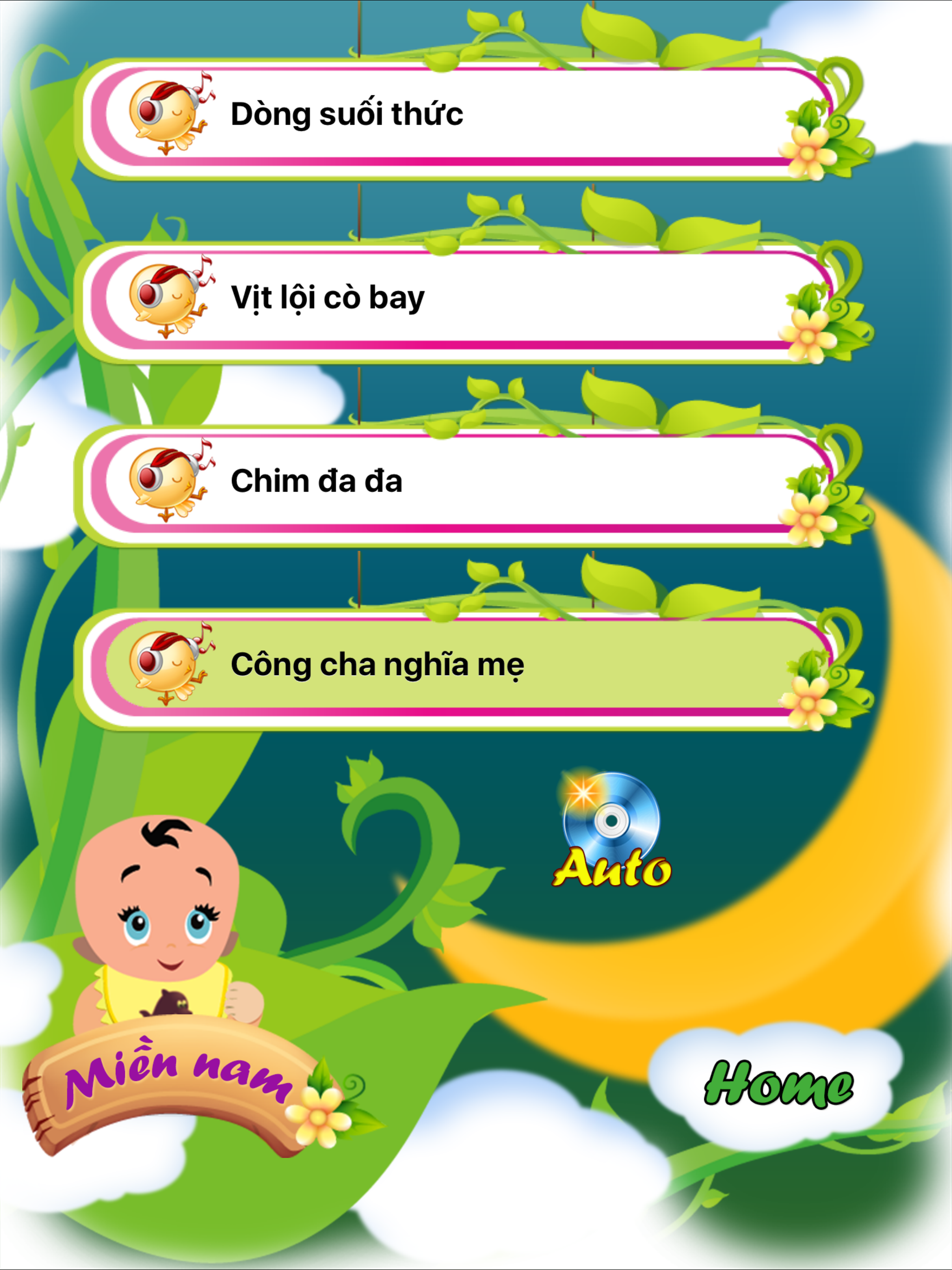 Vietnamese, English, Japanese lullabies screenshot 7