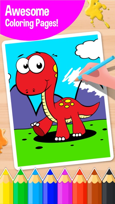 Coloring Book FREE: for Toddlers Kids Boys & Girlsのおすすめ画像1