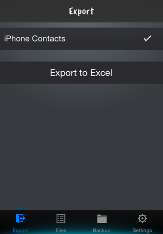 Contacts to Excel - náhled