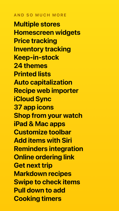 Grocery - Smart Shopping List Screenshot