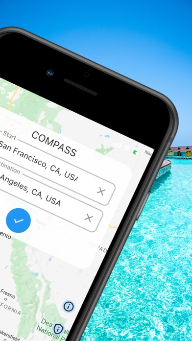 Road Trip Planner Compass Maps Screenshot