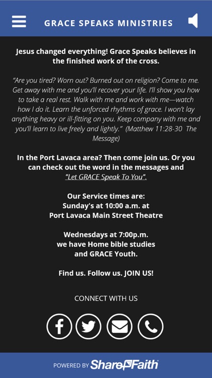 Grace Speaks Ministries