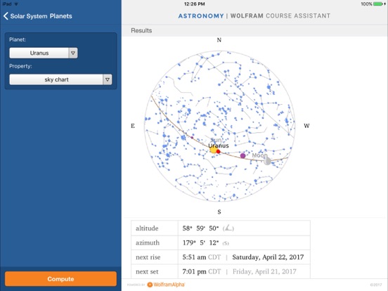 Screenshot #5 pour Wolfram Astronomy Course Assistant