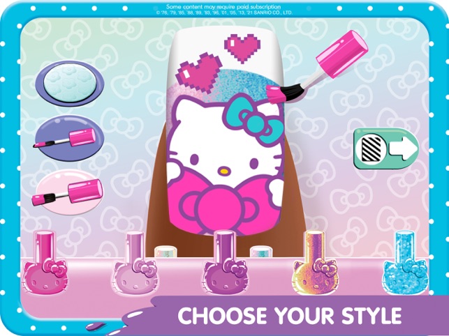 Hello Kitty Nail Salon em Jogos na Internet