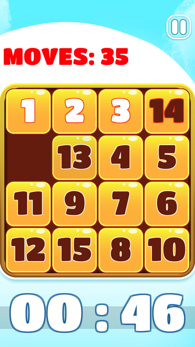 Screenshot #1 pour 15 puzzle - Number Sliding Puzzle