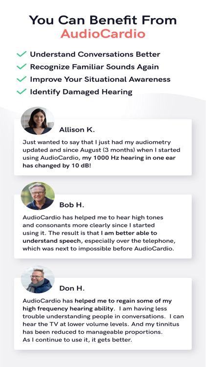 AudioCardio Hearing & Tinnitus screenshot-4