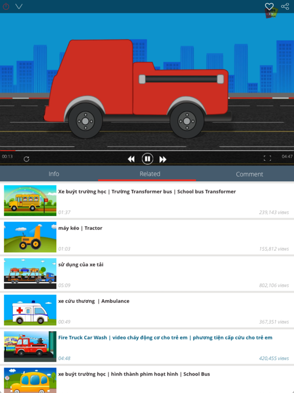 Screenshot #5 pour Kid TV - for learning colour, abc, number, music