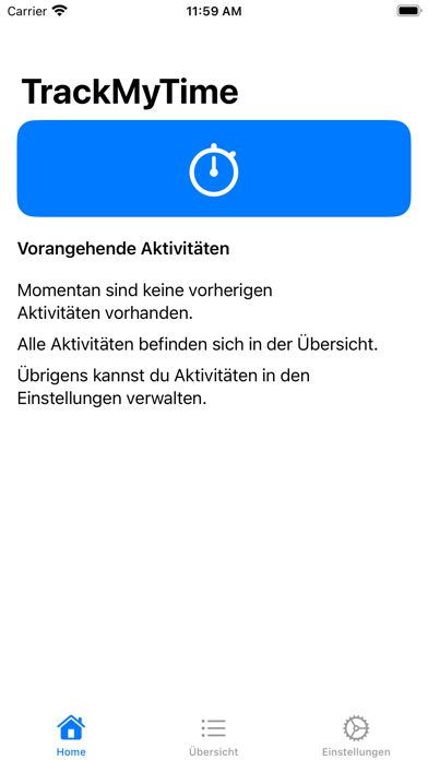TrackMyTime - Zeiterfassung Screenshot