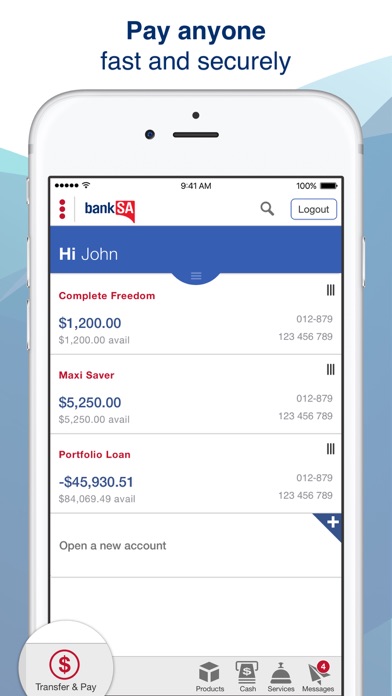 Screenshot #2 pour BankSA Mobile Banking