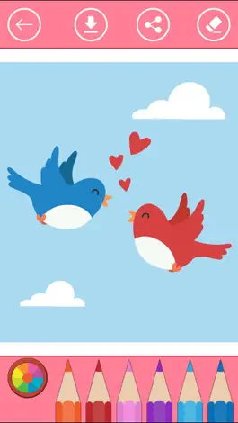 Game screenshot Bird Coloring Book for Kids: Learn to color & draw mod apk