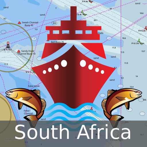 i-Boating:South Africa Charts icon