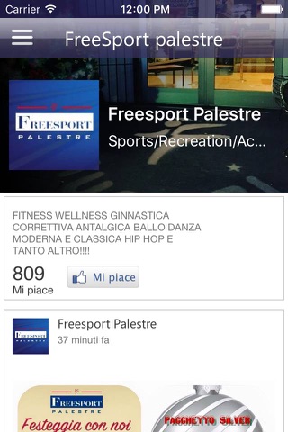 FreeSport Palestre screenshot 3