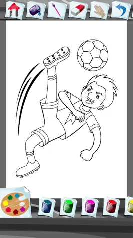 Game screenshot Football Coloring Book App hack