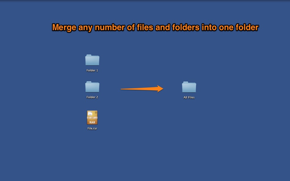 #1. Folder Merger (macOS) By: 刚刚 孔