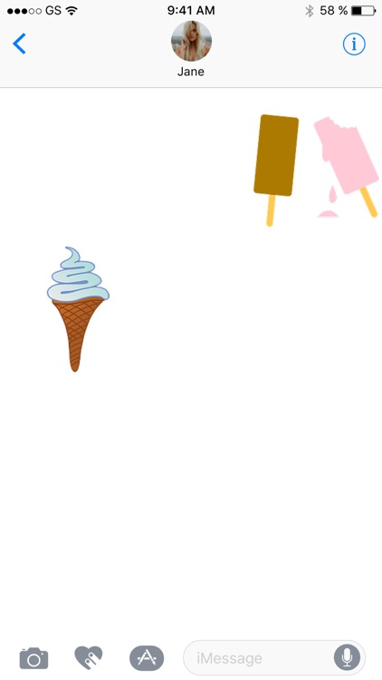 Ice Cream Seven Sticker Pack