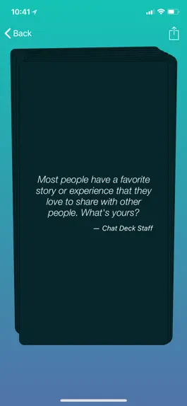 Game screenshot Chat Deck - Chat Topics apk