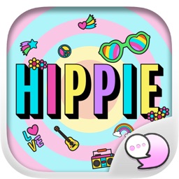 Hippie Art Retro Accessory Stickers for iMessage