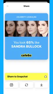 celebs - celebrity look alike iphone screenshot 4