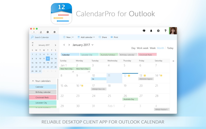 Screenshot #1 pour CalendarPro for Outlook