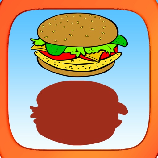 Food Shadow Puzzles,Drag and Drop Puzzle for Kid