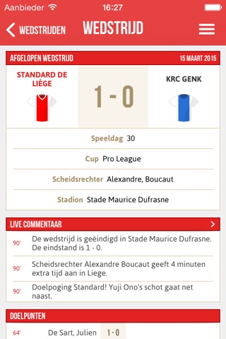 Standardfans - Fans de Standard screenshot 2