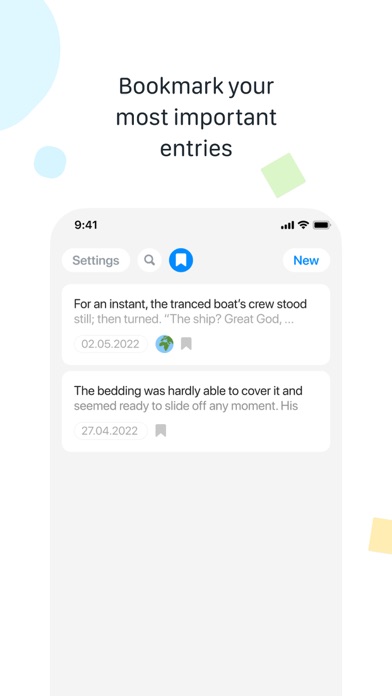 Pocket Journal Screenshot