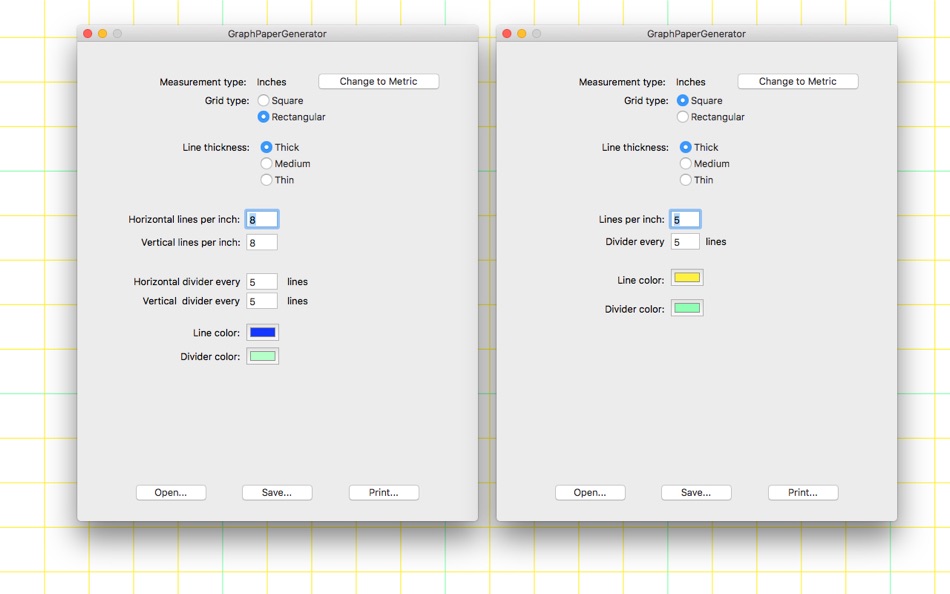 #1. GraphPaperGenerator (macOS) 由: WorksByBurkes