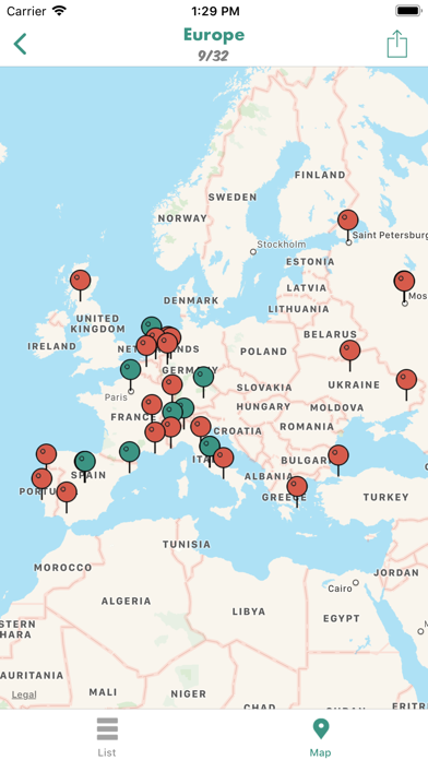 The 92 - Away Day Tracker Screenshot