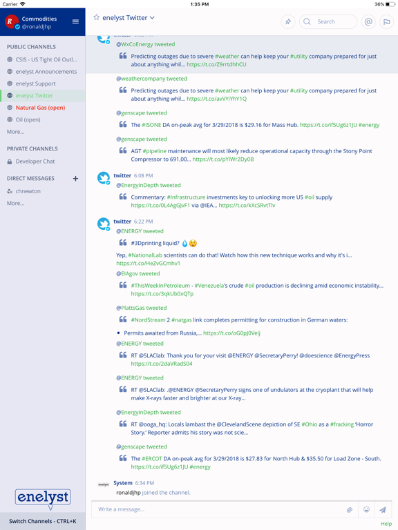 Enelyst iPad screenshot 2 - Business app