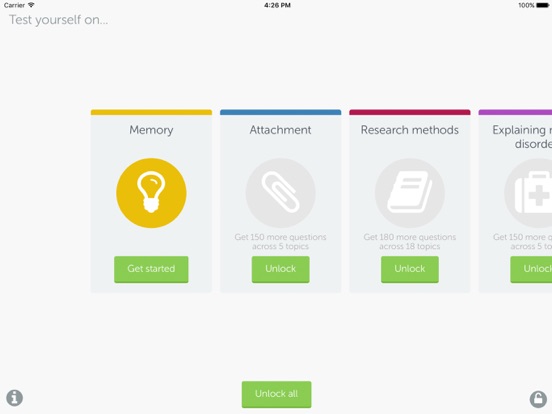 Screenshot #4 pour Psych Revise: A level revision