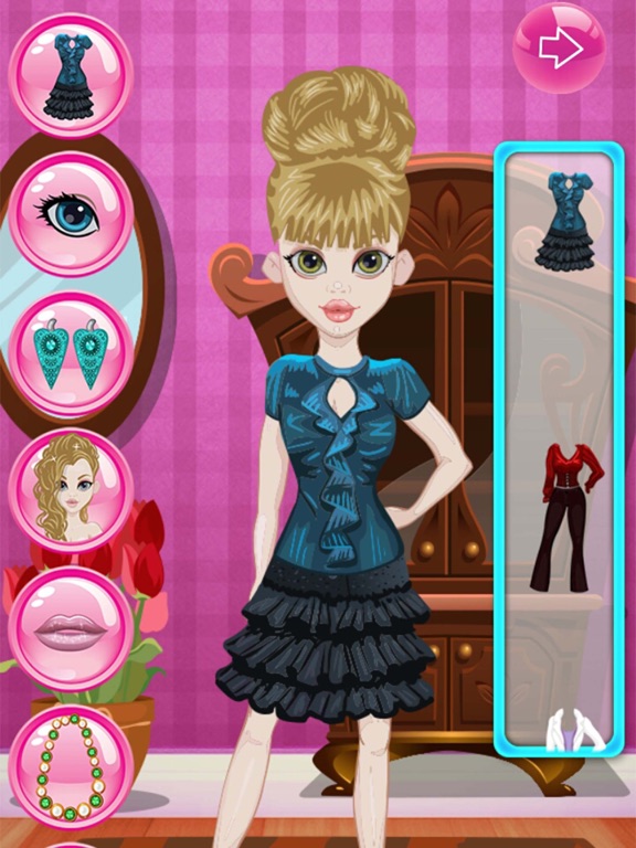 Screenshot #4 pour Jeux d'habillage pour fille Coiffure Maquillage