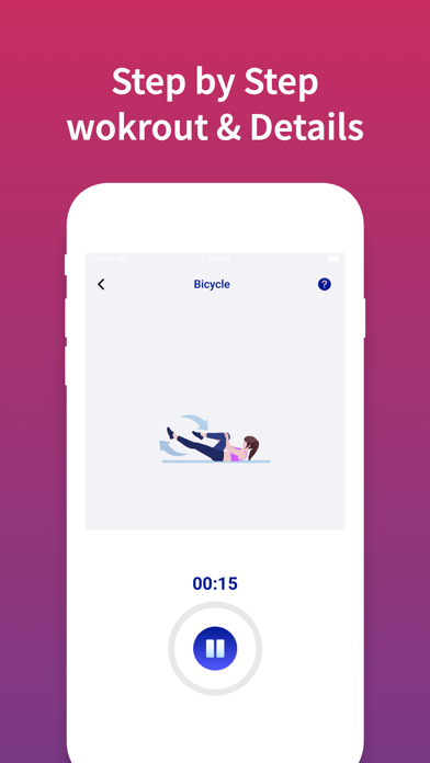 Abs Workout - Home Fitness App Screenshot