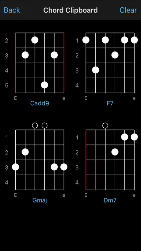 Gitarrengriffe - Guitar Chords