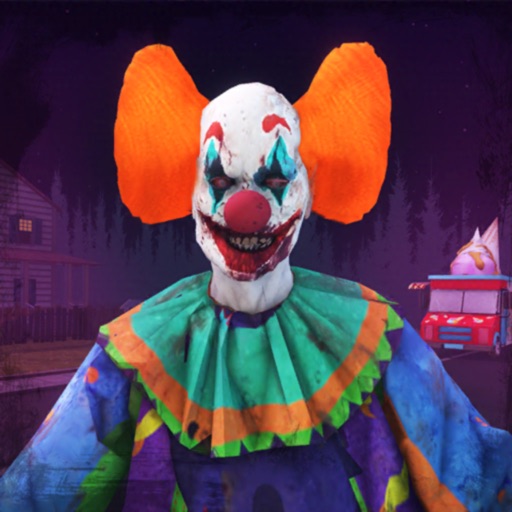 Evil Neighbor Horror Clown Icon
