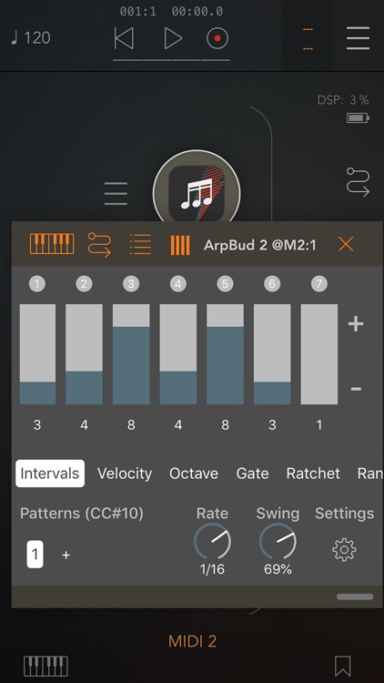 ArpBud 2 AUv3 MIDI Arpeggiator