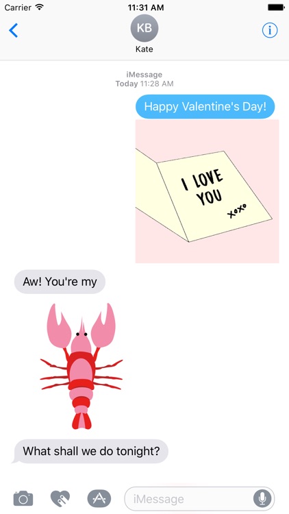 Mills & Boon Happy Ever After iMessage Stickers