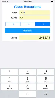 Yüzde Hesaplama Pro iphone resimleri 2