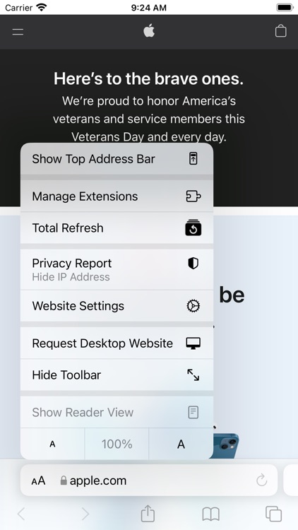 Total Refresh for Safari