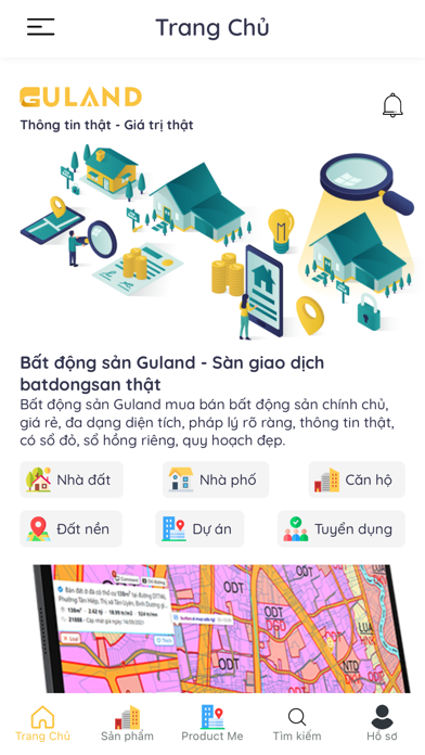 Guland bản đồ quy hoạch VN Screenshot