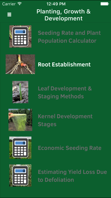 Screenshot #2 pour Purdue Extension Corn Field Scout
